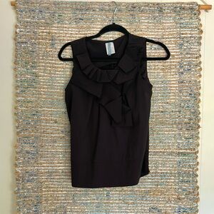 Elegant Black Sleeveless Top